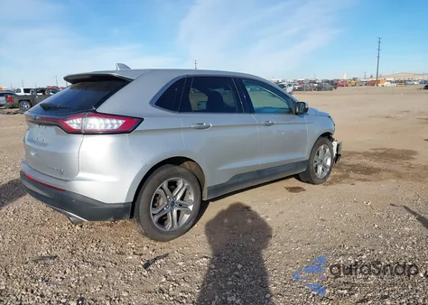 2016 Ford Edge Titanium from USA, damaged, VIN 2FMPK4K82GBB12290